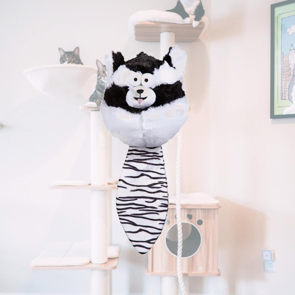 Picture of Zanies ZA5209 22 Funny Furry Fatties Dog Toy - Skunk - One Size