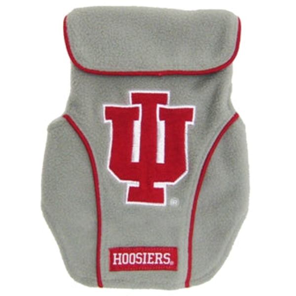 Picture of Pets First IND-4008-XS Indiana Hoosiers Fleece Vest for Pets&#44; Extra Small