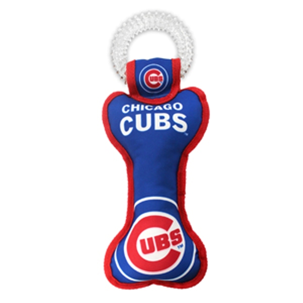 Picture of Pets First CUB-3310 14 x 6.5 in. Chicago Cubs Dental Tug Pet Toy