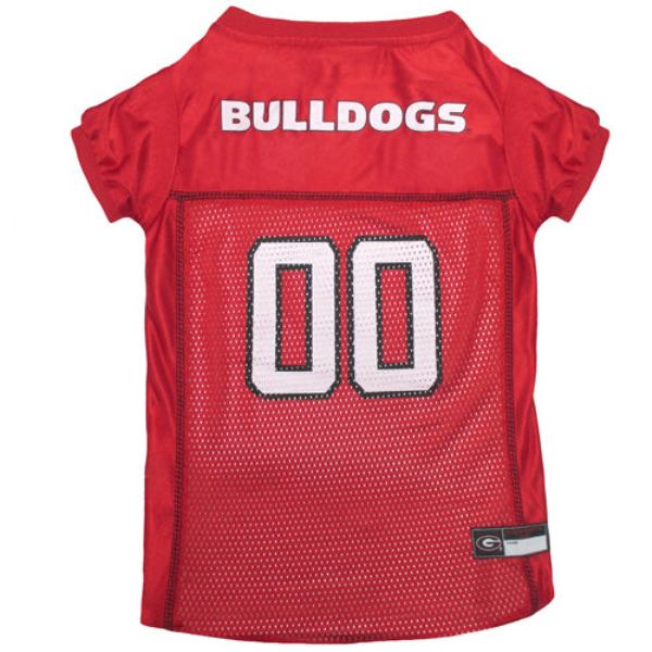 Picture of Pets First GA-4006-3XL Georgia Bulldogs Football Mesh Jersey for Pets&#44; 3XL