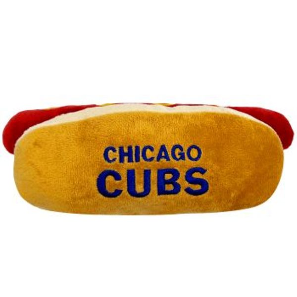 Picture of Pets First CUB-3354 Chicago Cubs Hot Dog Toy