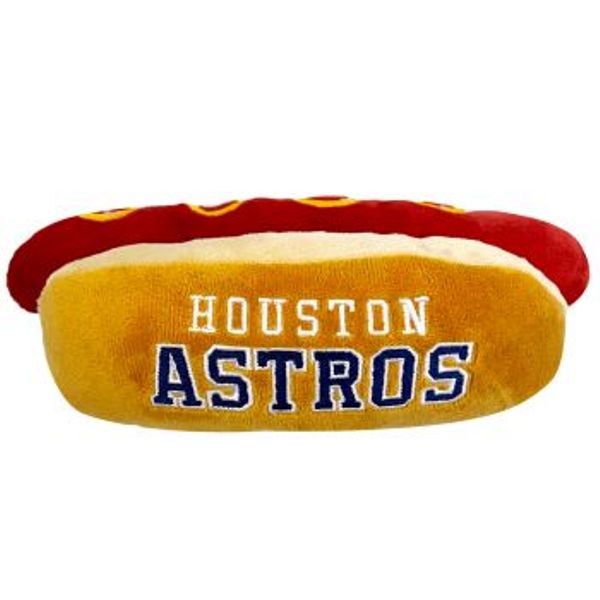 Picture of Pets First AST-3354 Houston Astros Hot Dog Toy