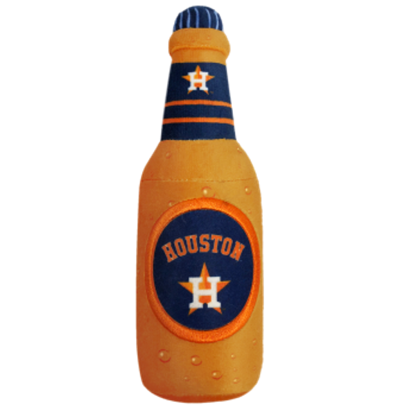 Picture of Pets First AST-3343 Houston Astros Bottle Pet Toy
