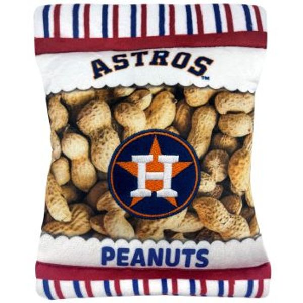Picture of Pets First AST-3346 Houston Astros Peanut Bag Pet Toy