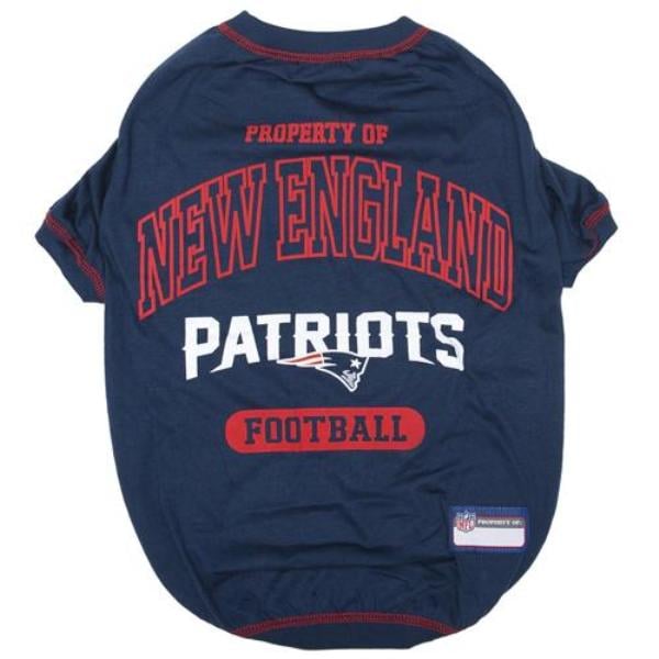 NEP-4014-XL New England Patriots Pet T-Shirt, Extra Large -  Pets First