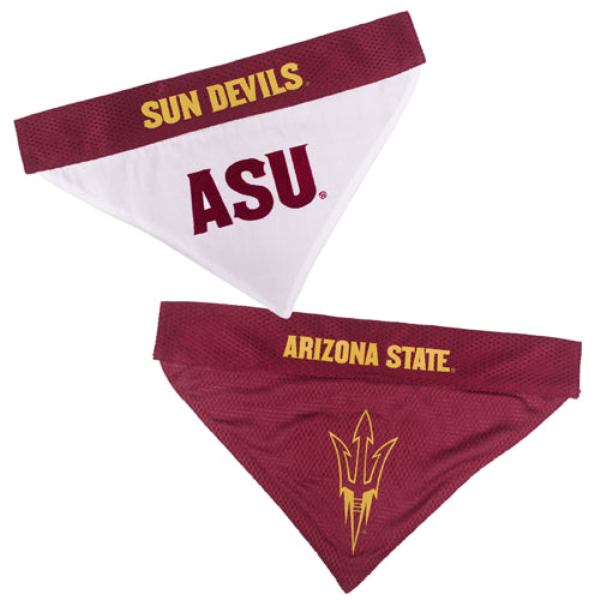 Picture of Pets First ASU-3217-L-XL Arizona State Reversible Bandana for Pets&#44; Large & Extra Large