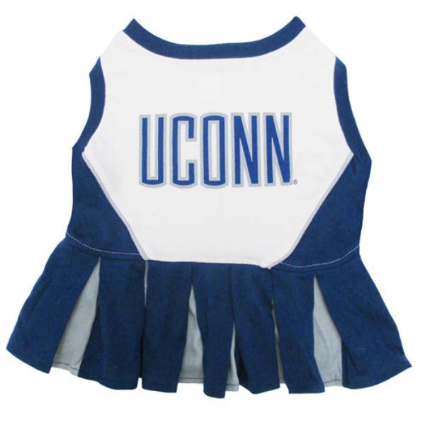 Picture of Pets First CT-4007-XS University of Connecticut Cheerleader Dress for Pets&#44; Extra Small