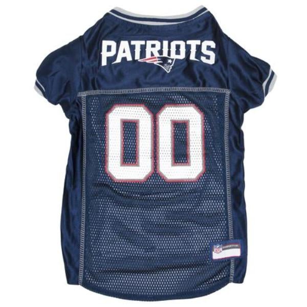 NEP-4006-3XL New England Patriots Pet Mesh Jersey, 3XL -  Pets First