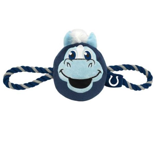 Picture of Pets First INC-3242 Indianapolis Colts Mascot Double Rope Pet Toy