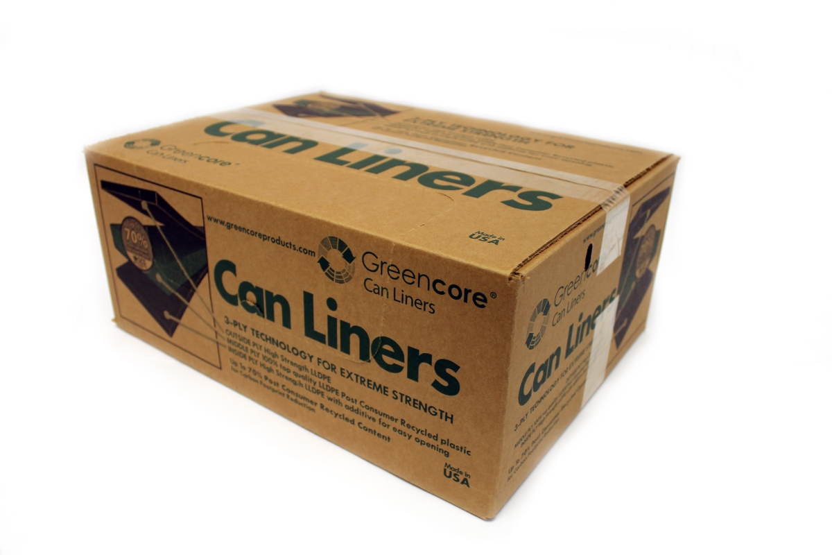 40-50 gal HD Can Liners - Clear - 100 per Case