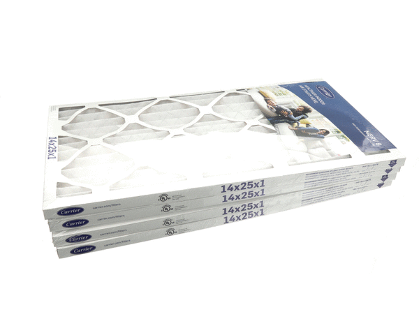 Picture of Carrier 14X25X1-M8-C-P4 1 in. MERV 8 Filter Pack