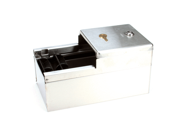6.9 in. 2 Roll Tissue Stainless Steel Dispenser