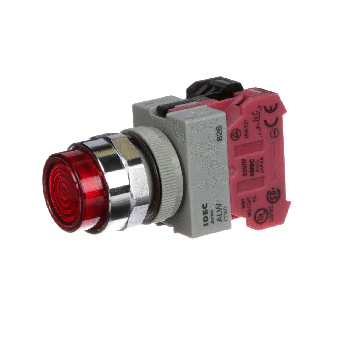 Picture of Wood Stone 70ROC-0100 Push Button Switch&#44; Red