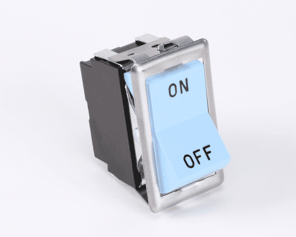 Picture of Blodgett 6496 SPST Blue Rocker Switch