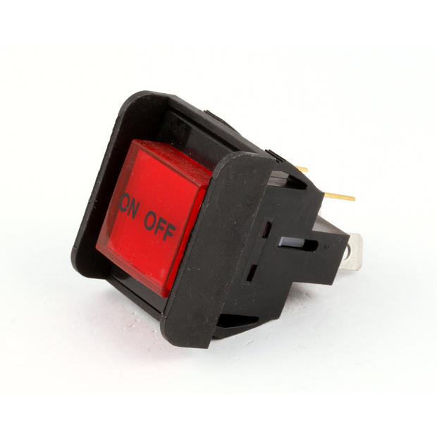 Picture of APW Wyott 1301603 Lighted Red Pushbutton Switch