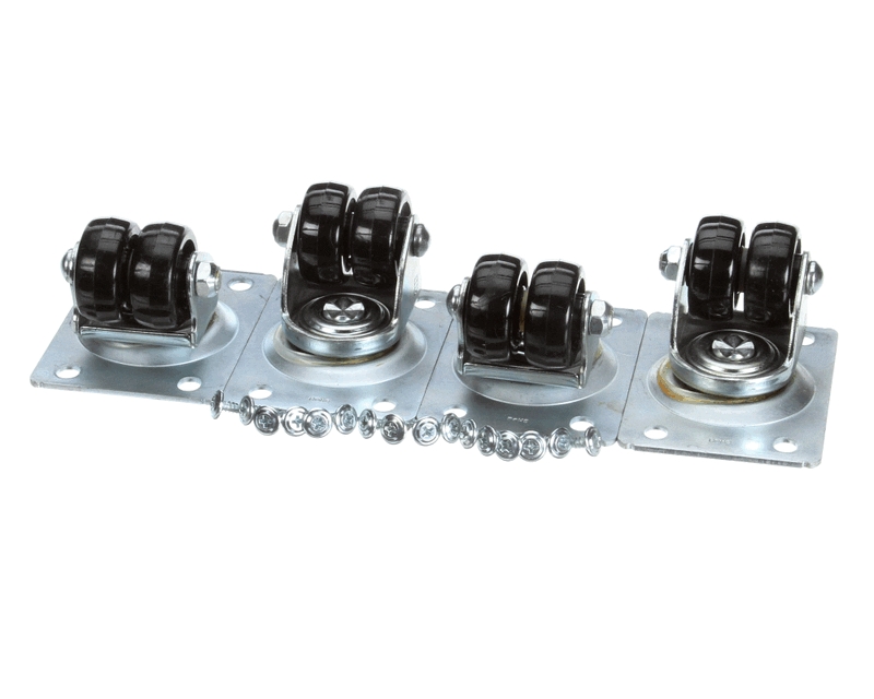 Picture of True 884829 Genuine OEM Caster Kit - 1.5 in.&#44; Swivel Plate&#44; Dual Wheel - Set of 4