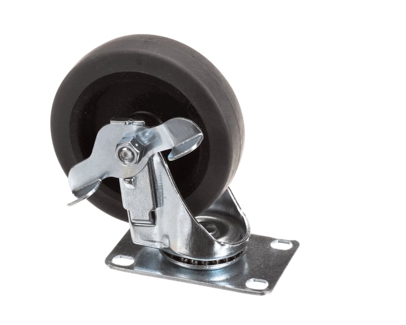 Picture of Wells 2P-Z24469 Caster with Brake - 4.625 in.&#44; Swivel Plate&#44; Single