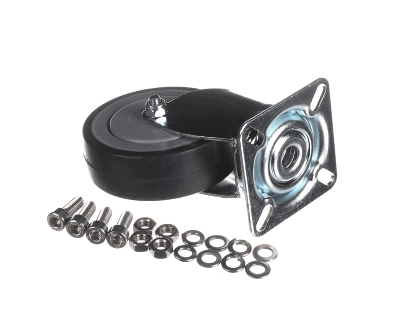 Picture of Zumex S3320030-00 Genuine OEM Caster - Swivel without Brake&#44; Plate&#44; Includes Mounting Hardware