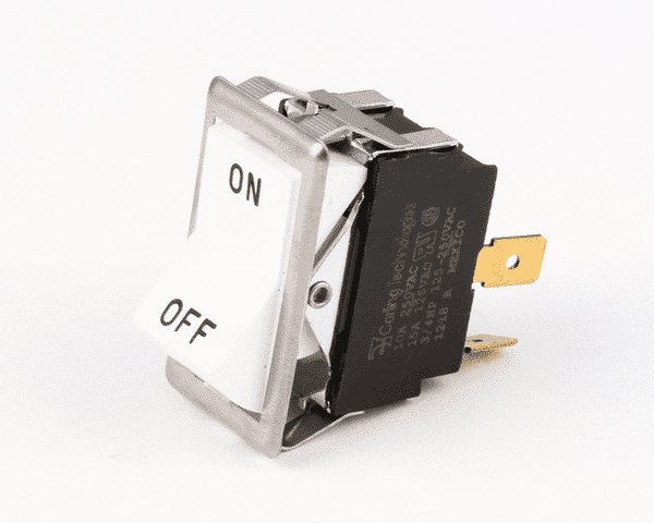 Picture of Blodgett 6497 SPST White Rocker Switch