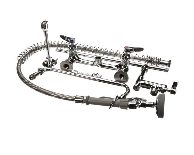 B-0133-12-CR-B Genuine OEM Pre-Rinse Assembly - 8 x 12 x 6 in., Wall Mount