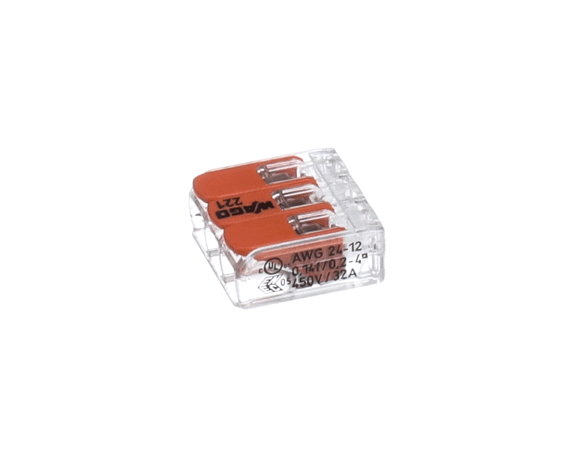 4350811-1 Genuine OEM Connector - 3 Wire WAGO 221-413