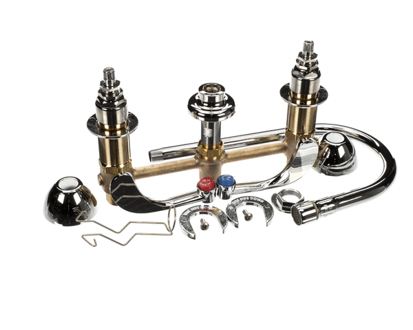 Picture of T&S Brass B-2867-04 Rigid & Swivel Concealed Body Deck Mount Medical Faucet
