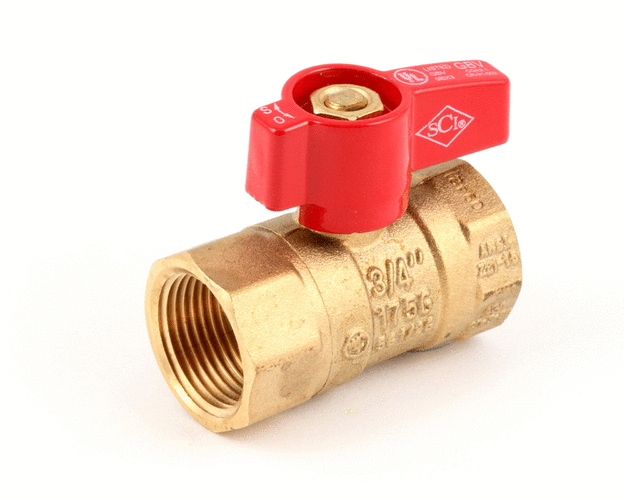 Picture of American Range A80117 0.75 in. Gas Shut-Off Ball Valve