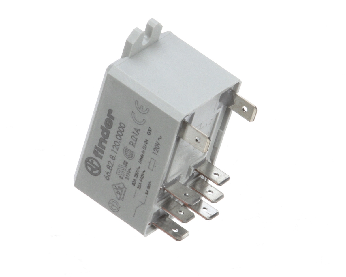 Picture of Food Warming Equipment RLY30AMPDPDT-FIN 250V 30A 2 Pole Panel Mount Relay