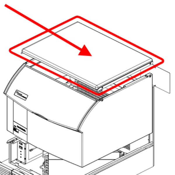 2101402-01S 32.3 in. ICEU300 Bin Top Assembly -  Ice O Matic