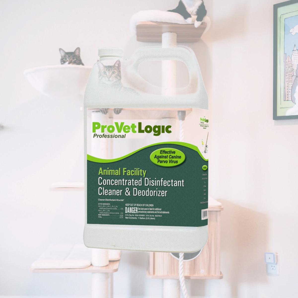 Picture of ProVetLogic V01-14MN Animal Facility Disinfectant Pack 4- 1 Gallon EZ Pour Bottle