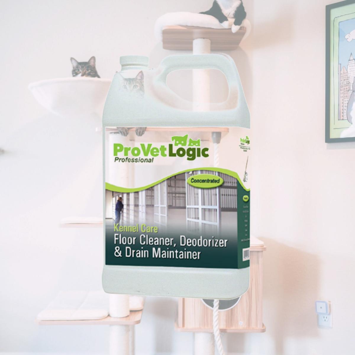 Picture of ProVetLogic V02-14MN Kennel & Turf Care Enzymatic Cleaner & Drain Maintainer 1 Gallon EZ Pour Bottle- Pack 4