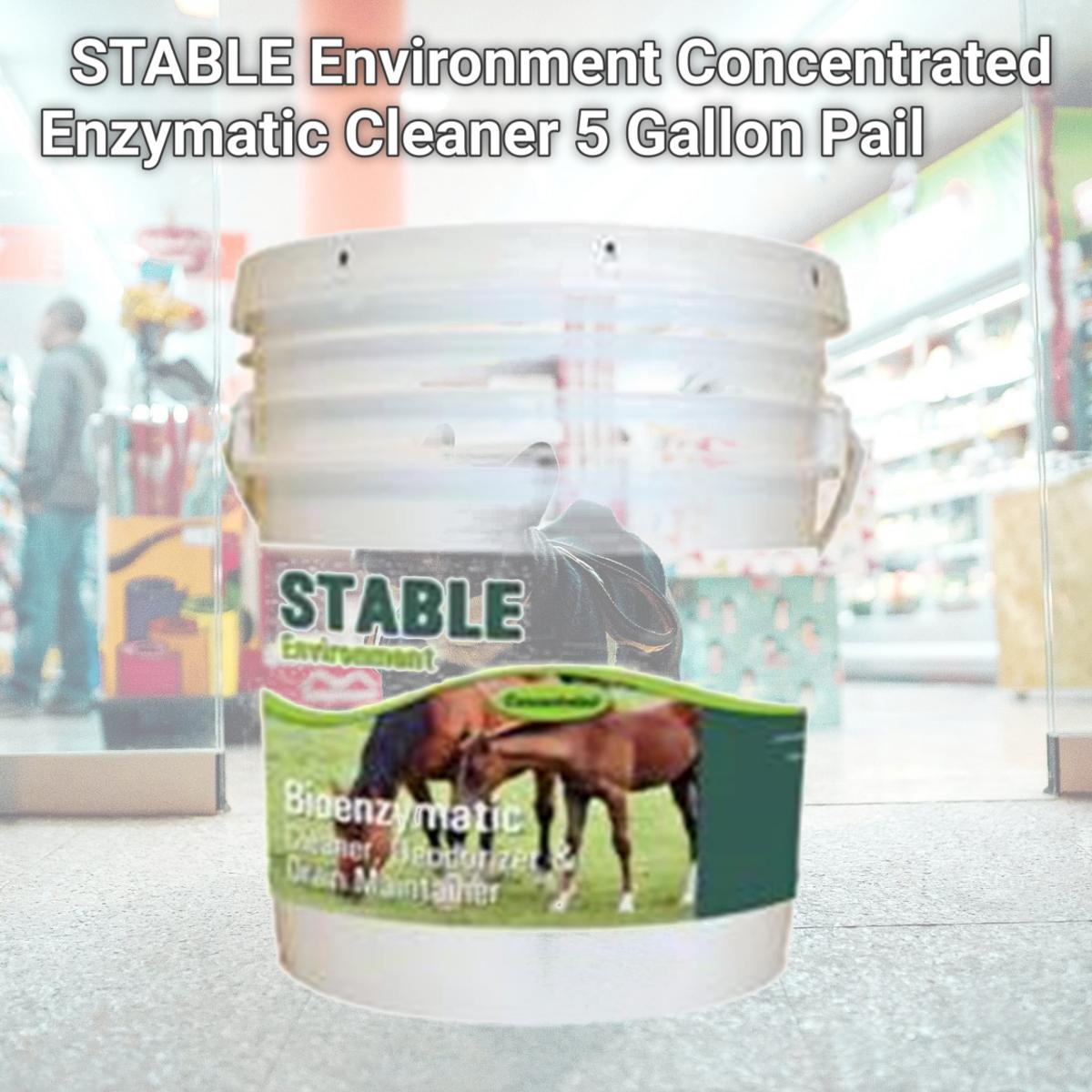 Picture of ProVetLogic V09-05MN STABLE Environment Concentrated Enzymatic Cleaner 5 Gallon Pail