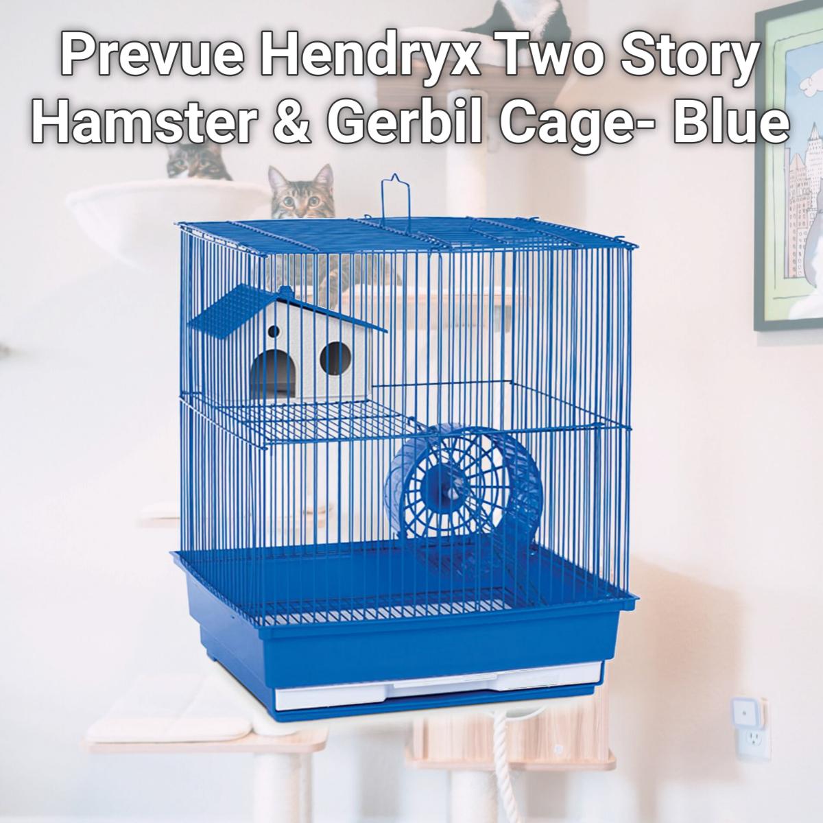 Picture of Prevue Pet Products SP2010B Prevue Hendryx Two Story Hamster & Gerbil Cage- Blue