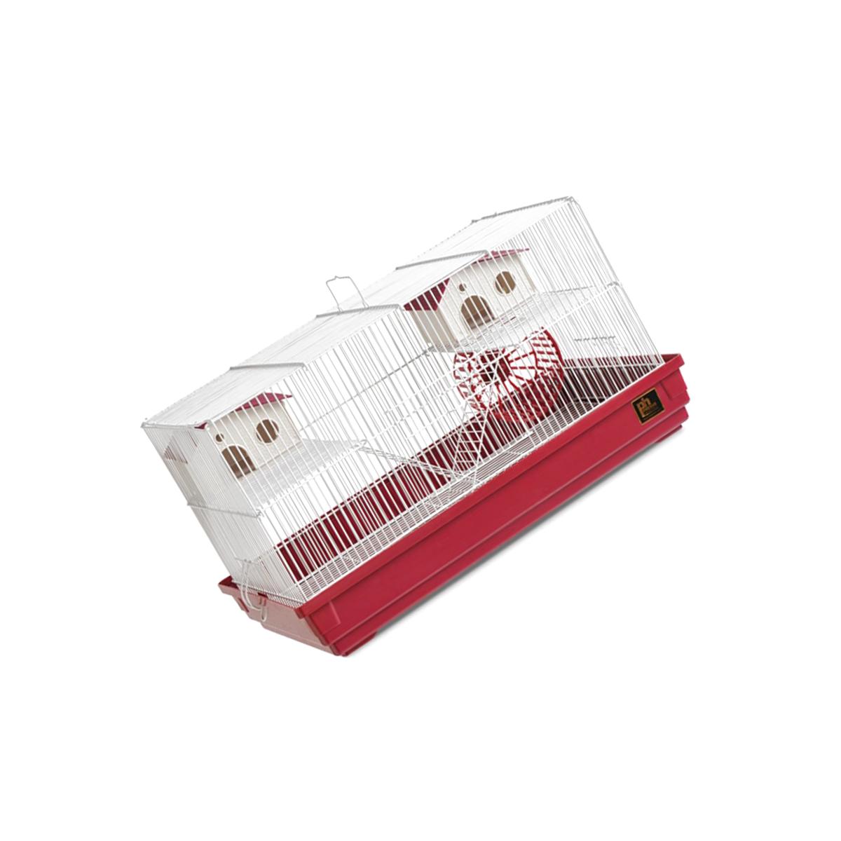Picture of Prevue Pet Products SP2060R Prevue Hendryx Deluxe Hamster & Gerbil Cage- Bordeaux Red
