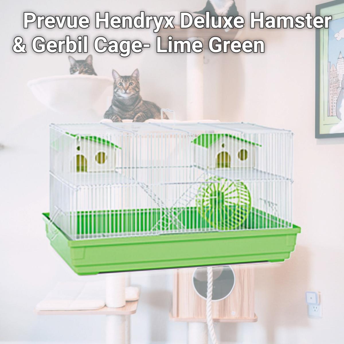 Picture of Prevue Pet Products SP2060G Prevue Hendryx Deluxe Hamster & Gerbil Cage- Lime Green
