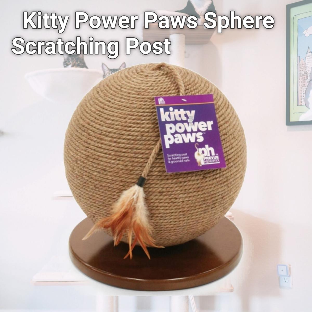 Picture of Prevue Hendryx 7130 Kitty Power Paws Sphere Scratching Post