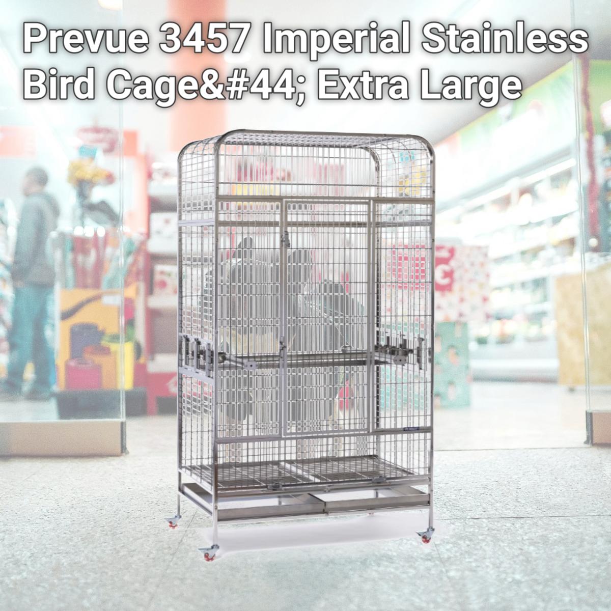 Picture of Prevue 3457 Imperial Stainless Bird Cage&#44; Extra Large