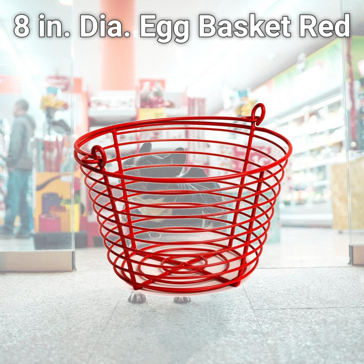 Picture of Prevue SP468 8 in. Dia. Egg Basket, Red