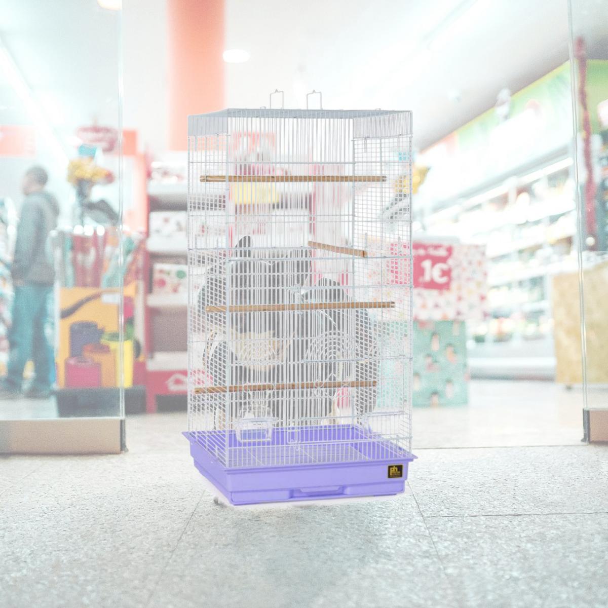 Picture of Prevue SPECONO1818H-PB 0.62 in. Tall Tiel Cage&#44; Periwinkle Blue
