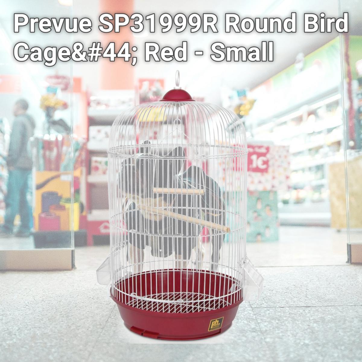 Picture of Prevue SP31999R Round Bird Cage&#44; Red - Small