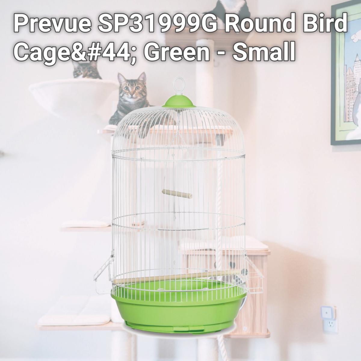 Picture of Prevue SP31999G Round Bird Cage&#44; Green - Small