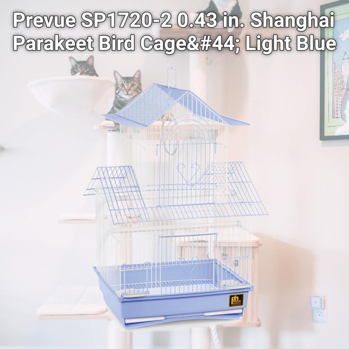 Picture of Prevue SP1720-2 0.43 in. Shanghai Parakeet Bird Cage&#44; Light Blue