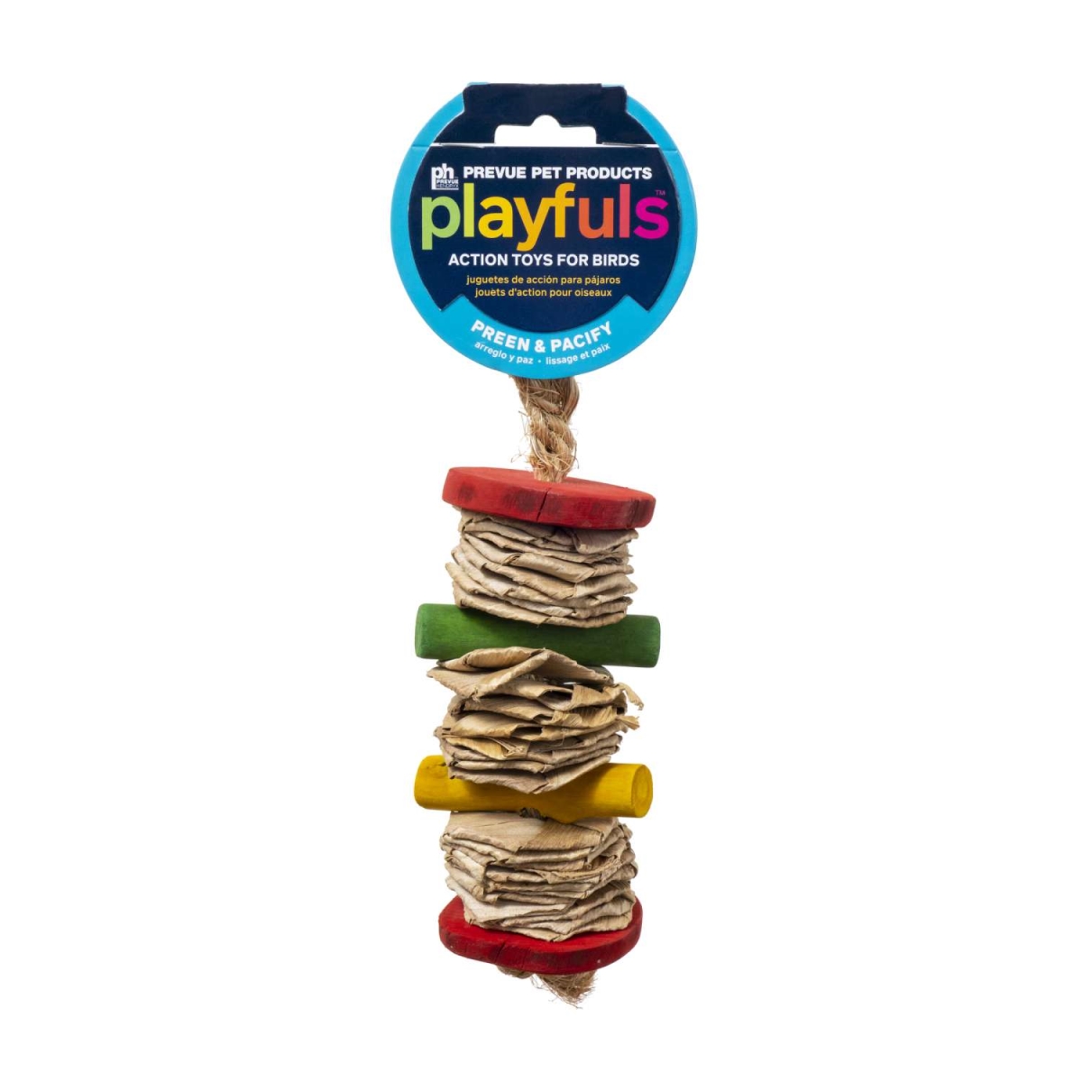 Picture of Prevue 60231 Banana Stack Bird Toy&#44; Multi Color