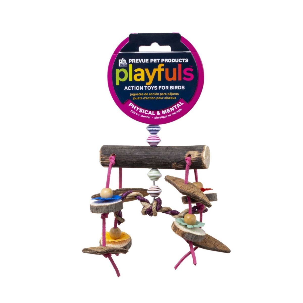 Picture of Prevue 60239 Wailua Falls Mobile Bird Toy, Multi Color