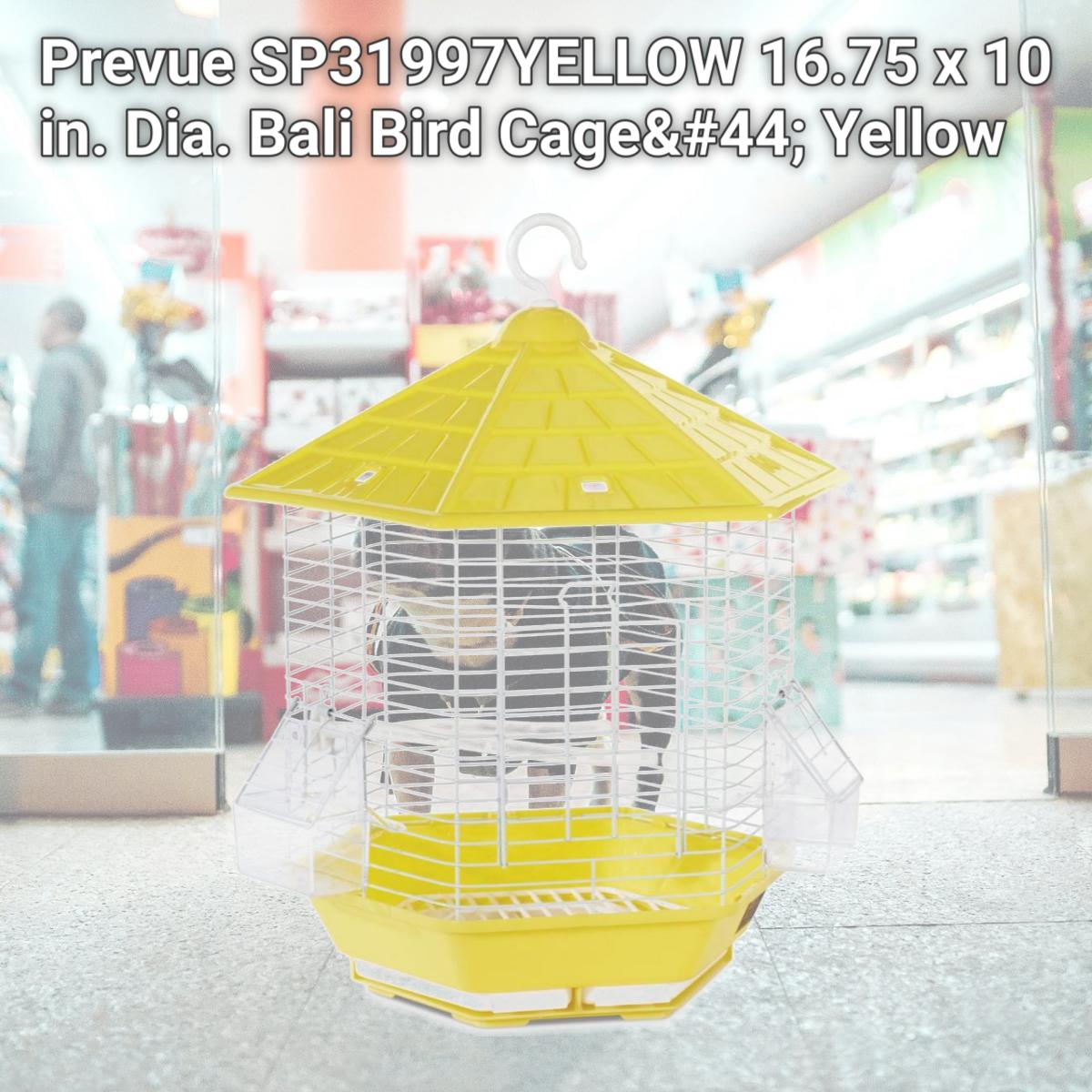 Picture of Prevue SP31997YELLOW 16.75 x 10 in. Dia. Bali Bird Cage&#44; Yellow