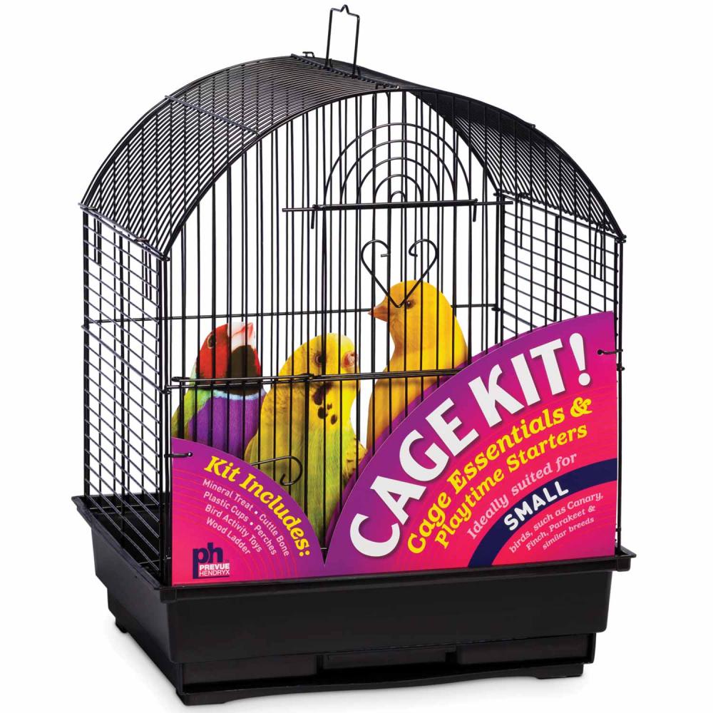Picture of Prevue 91101 0.37 in. Round Top Bird Cage Kit&#44; Black