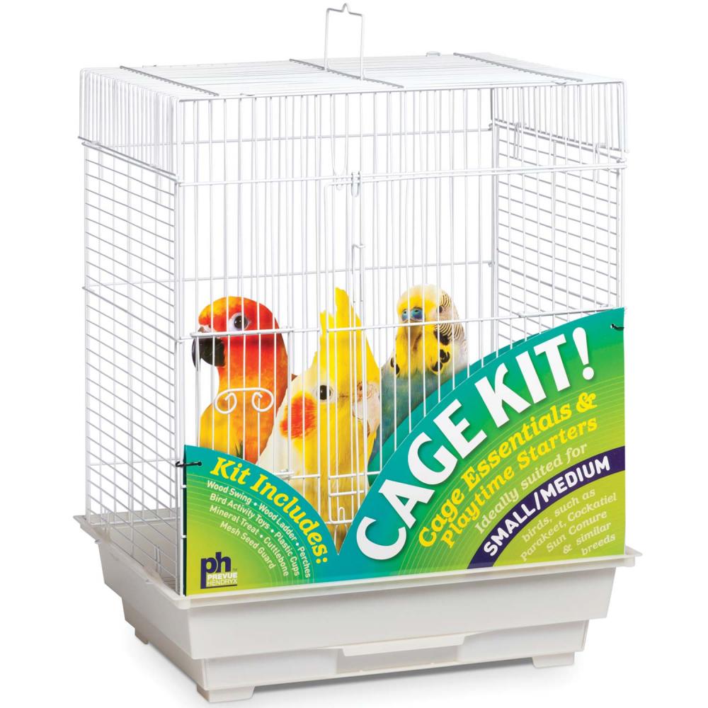 Picture of Prevue 91320 0.62 in. Square Top Bird Cage Kit&#44; White