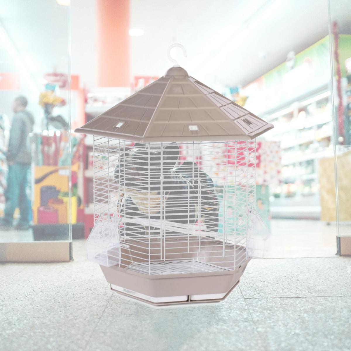 Picture of Prevue SP31998GRAY-BROWN Copacabana Bird Cage&#44; Gray & Brown
