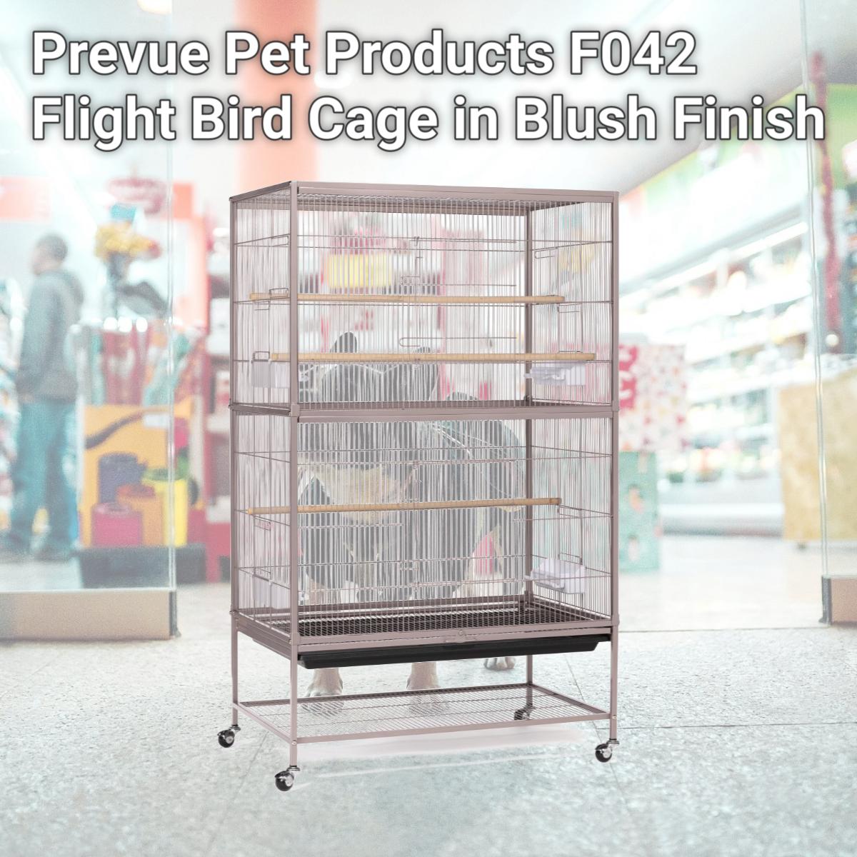 Picture of Prevue Pet Products F042 Flight Bird Cage in Blush Finish