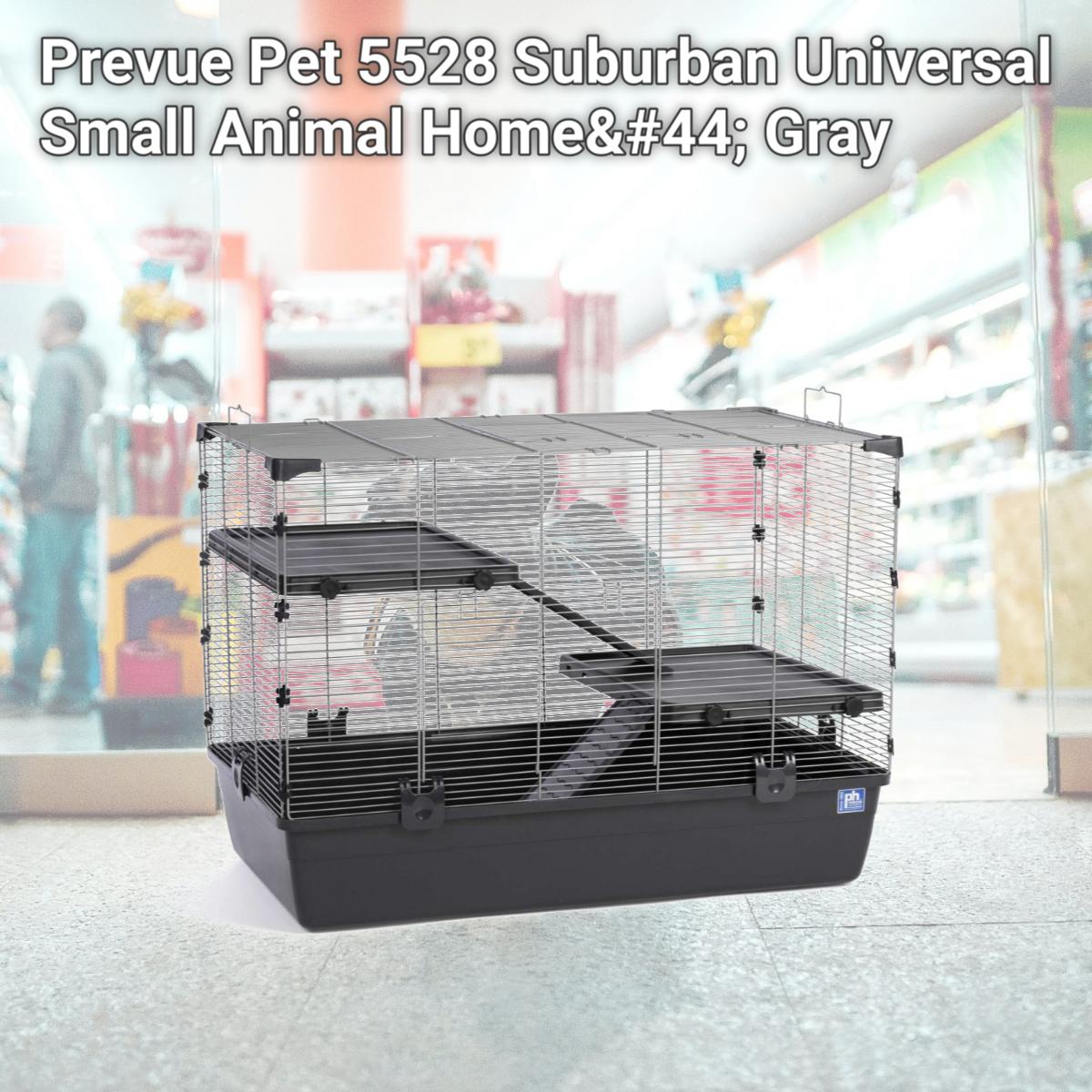 Picture of Prevue Pet 5528 Suburban Universal Small Animal Home&#44; Gray